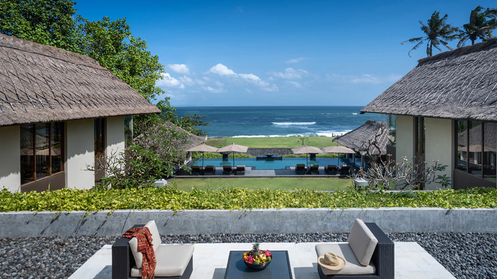 Seseh Beach Villa I - View from the terrace